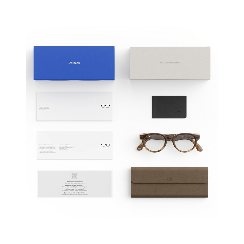 Розумні окуляри Meta Nova Small Honey Tortoise Frame / Clear Lenses
