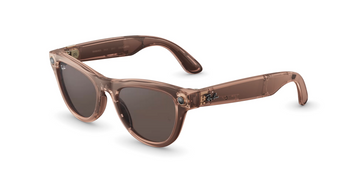 Розумні окуляри Ray-Ban Meta Skyler Gen 2 Large Shiny Transparent Peach Frame / Clear to Brown Transitions (Larged)