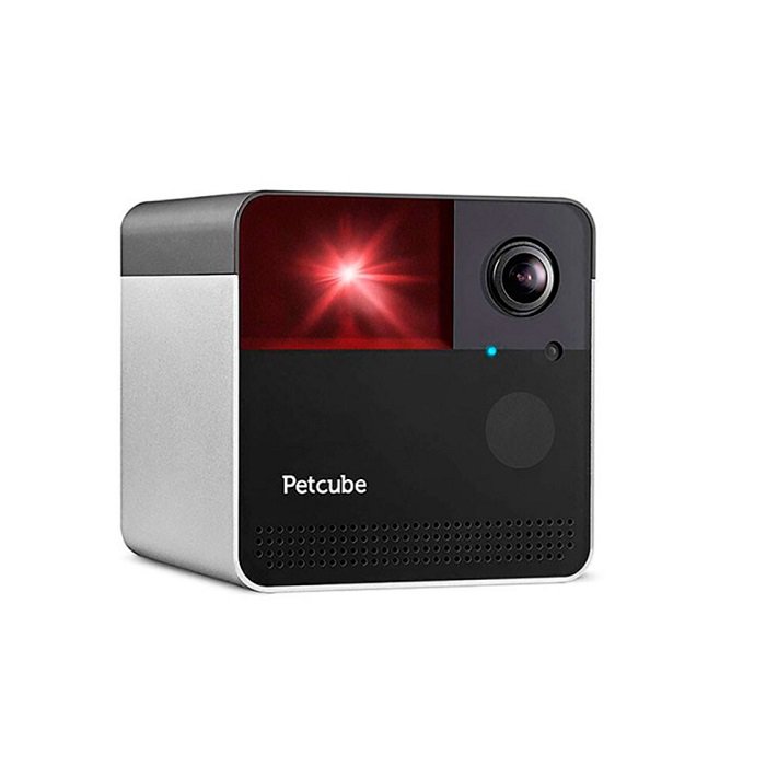 Інтерактивна камера з лазером Petcube Play 2 Matte Silver для домашніх тварин