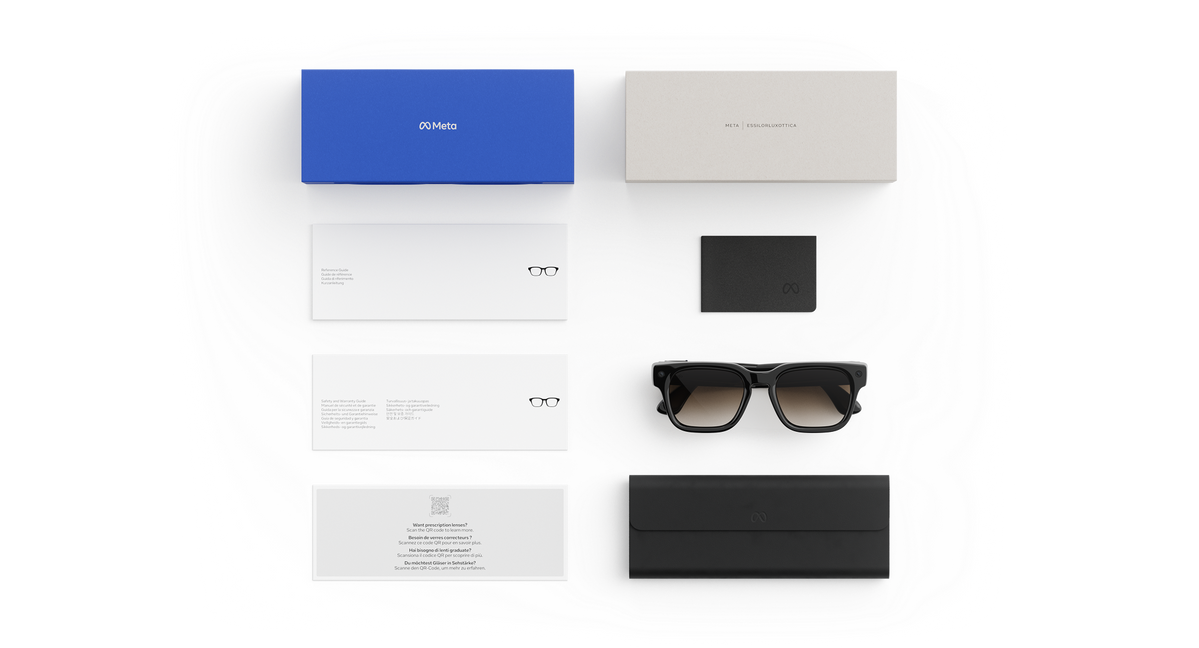 Умные очки Meta Fury Standard Classic Black Frame / Brown Gradient Lenses