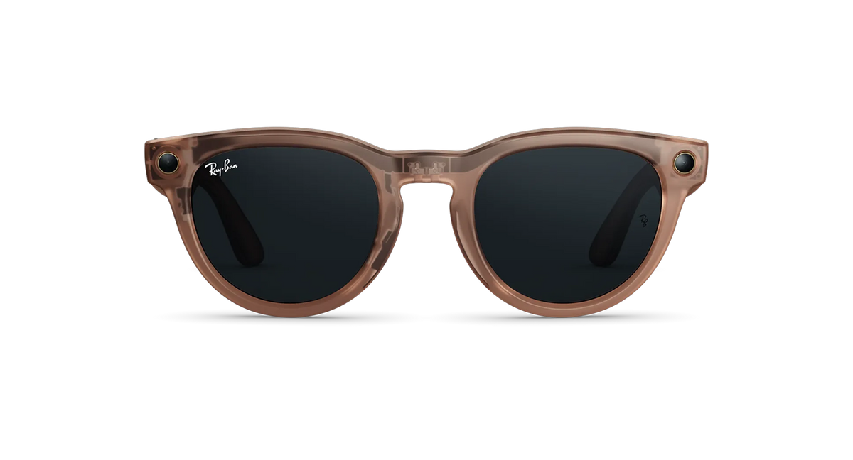 Розумні окуляри Ray-Ban Meta Headliner Gen 2 Large Matte Transparent Peach Frame / Clear to Grey Transitions (Larged)