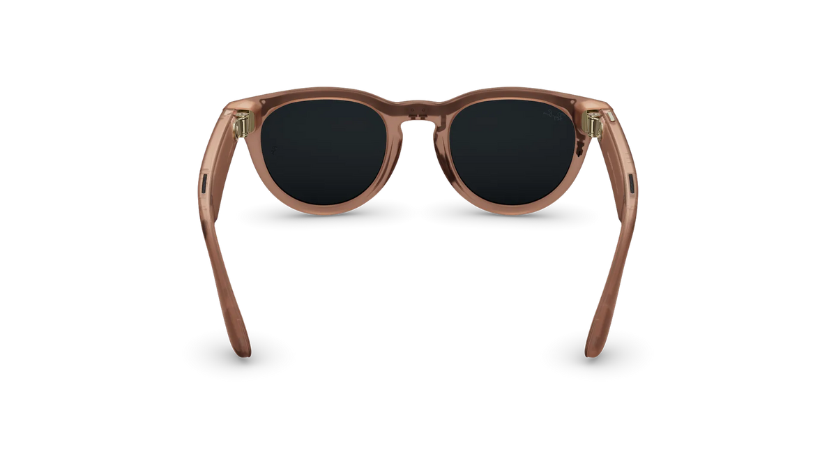Розумні окуляри Ray-Ban Meta Headliner Gen 2 Large Matte Transparent Peach Frame / Clear to Grey Transitions (Larged)