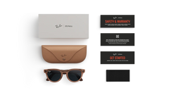 Розумні окуляри Ray-Ban Meta Headliner Gen 2 Large Matte Transparent Peach Frame / Clear to Grey Transitions (Larged)