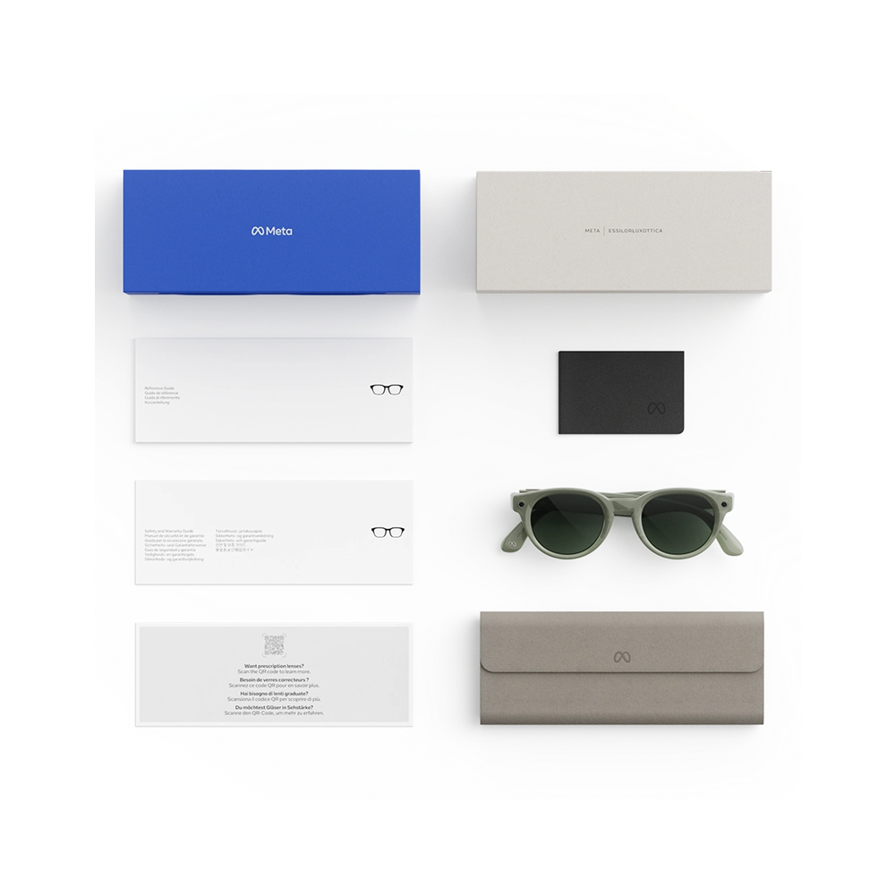 Розумні окуляри Meta Nova Standard Sage Frame / Clear to Emerald Transitions Lenses