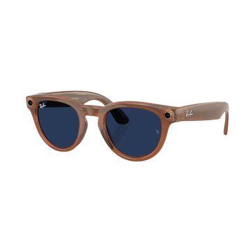 Умные очки Ray-Ban Meta Headliner Shiny Caramel / Sapphire Transitions