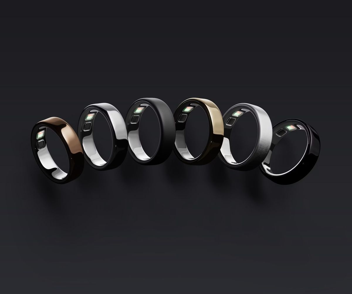 Смарт-кільце Oura Ring 5 Stealth Size 8