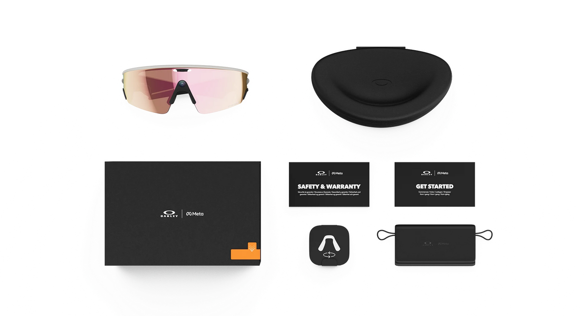 Розумні окуляри Oakley Meta Vanguard Prizm Rose Gold Lenses / White Frame