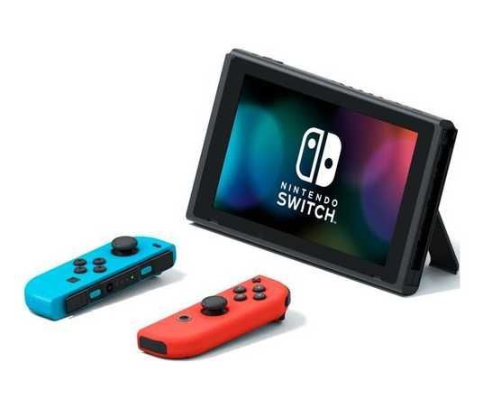 Портативная игровая приставка Nintendo Switch with Neon Blue and