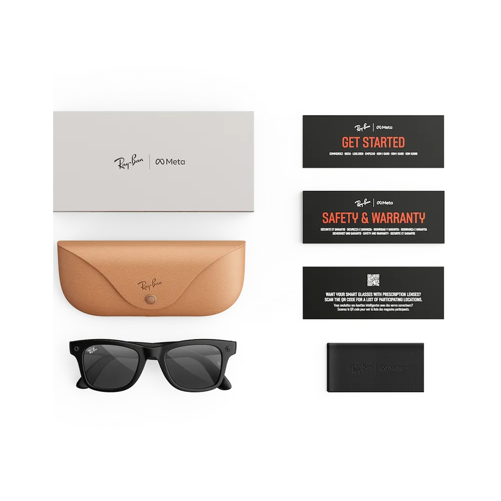 Розумні окуляри Ray-Ban Meta Wayfarer Gen 3 Standard Matte Black Frame / Grey Lenses
