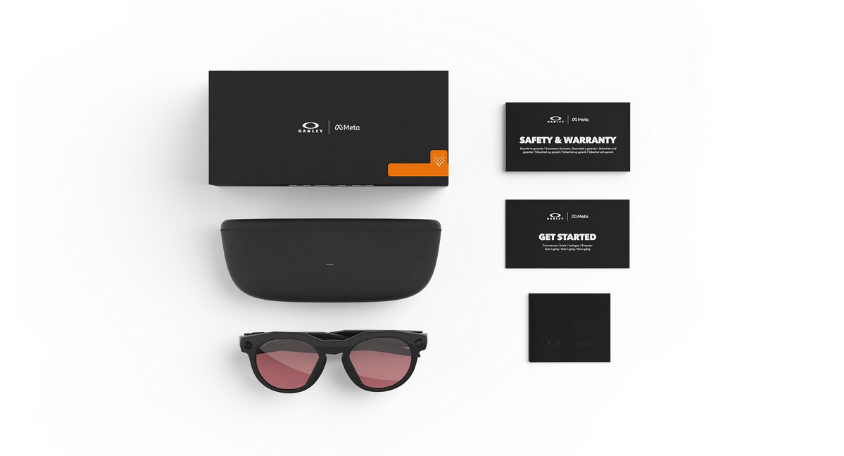 Умные очки Oakley Meta HSTN (Black / Prizm Dark Golf)