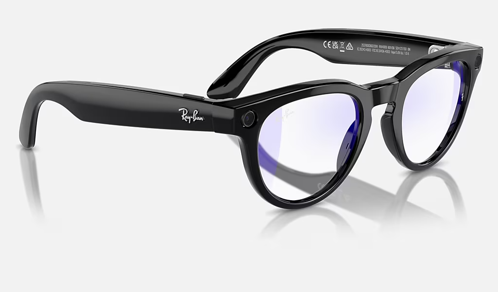 Умные очки Ray-ban Meta Headliner Shiny Black / Clear