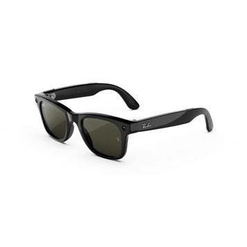 Умные очки Ray-Ban Meta Wayfarer Gen 3 Standard Shiny Black Frame / Green Lenses