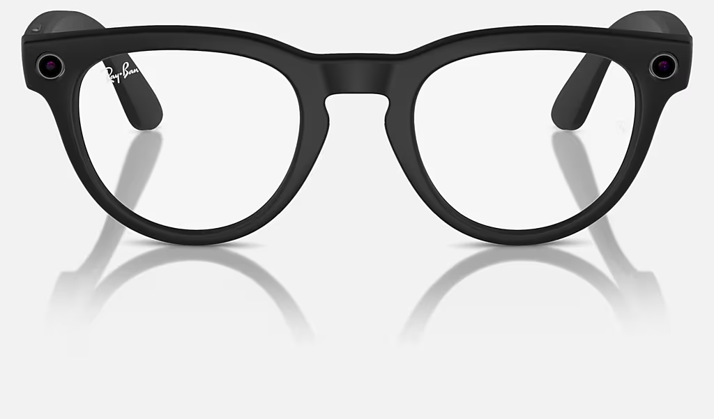 Розумні окуляри Ray-ban Meta Headliner Matte Black / Clear-Grey Transitions