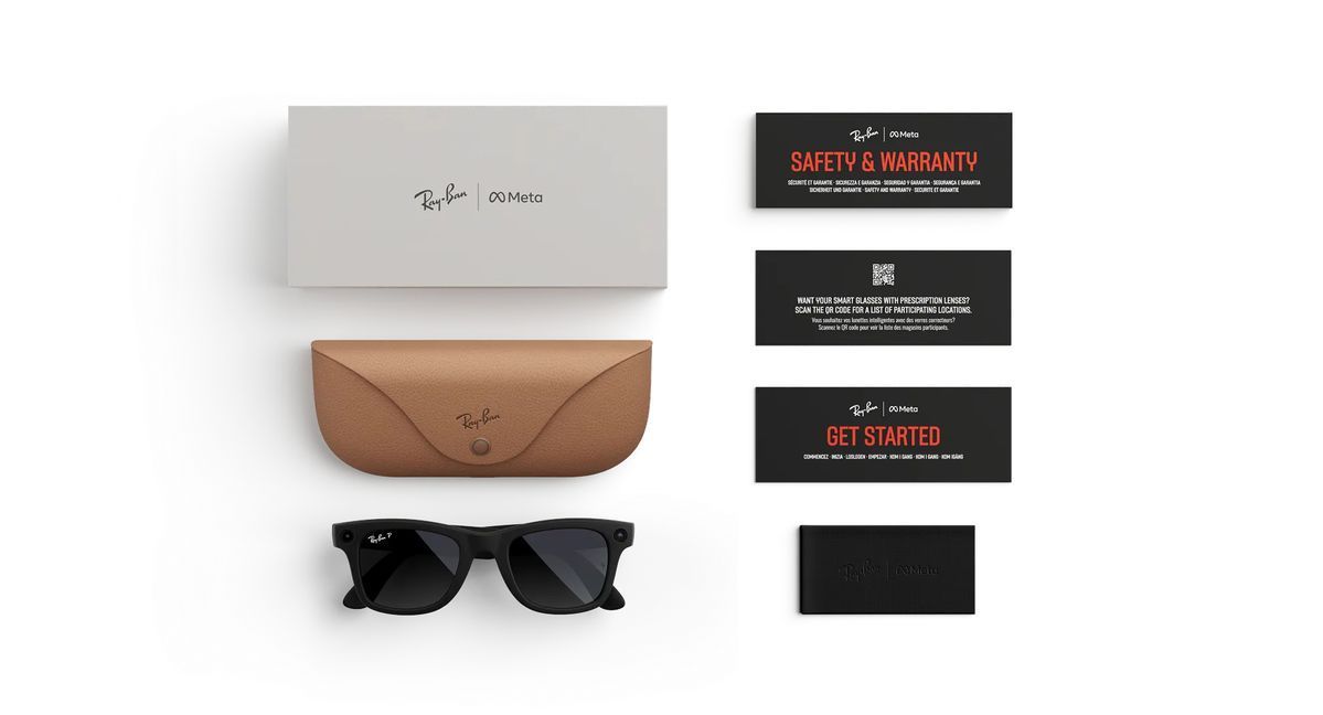 Умные очки Ray-Ban Meta Wayfarer Gen 2 Large Matte Black Frame / Gradient Graphite Lenses (Larged)