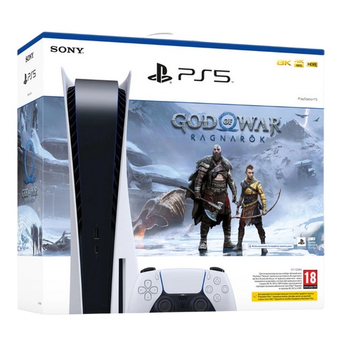 Стационарная игровая приставка Sony PlayStation 5 825GB God of War Ragnarok Bundle
