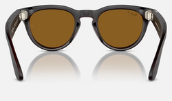 Розумні окуляри Ray-ban Meta Headliner Matte Rebel Black / Brown