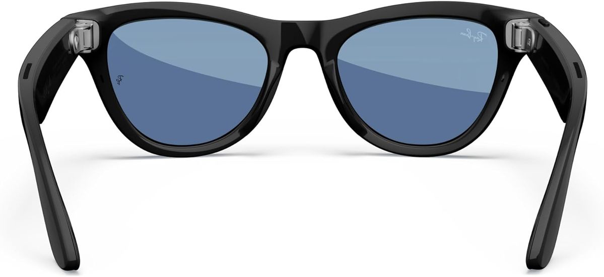 Умные очки Ray-Ban Meta Skyler Shiny Black / Clear-Cerulean Blue Transitions