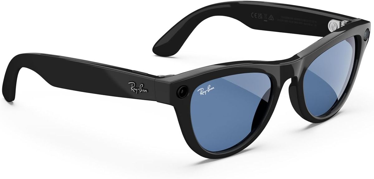 Розумні окуляри Ray-Ban Meta Skyler Shiny Black / Clear-Cerulean Blue Transitions