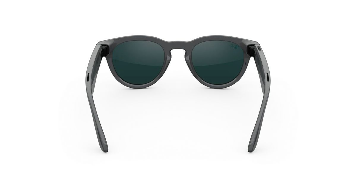 Розумні окуляри Ray-Ban Meta Headliner Gen 2 Large Shiny Asteroid Grey Frame / Clear to Emerald Transitions Lenses