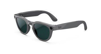 Умные очки Ray-Ban Meta Headliner Gen 2 Large Shiny Asteroid Grey Frame / Clear to Emerald Transitions Lenses