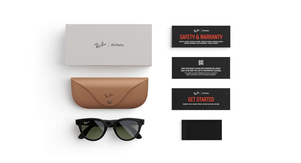 Умные очки Ray-Ban Meta Headliner Gen 2 Large Shiny Black Frame / G-15 Green Lenses