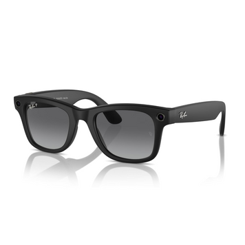 Умные очки Ray-Ban Meta Wayfarer Matte Black, Polarized Gradient Graphite