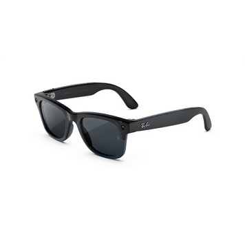 Умные очки Ray-Ban Meta Wayfarer Gen 3 Large Transparent Matte Ocean Blue Frame / Clear to Grey Transitions Lenses
