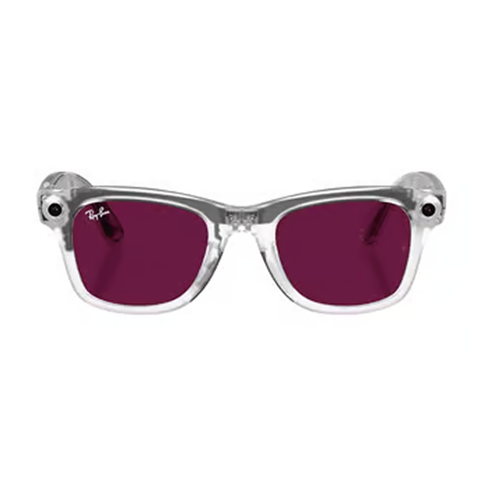 Умные очки Ray-Ban Meta Wayfarer Gen 2 Lim.Ed. Standard Matte Transparent Frame/Clear/Ruby Tr.Lens