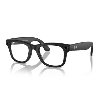 Умные очки Ray-Ban Meta Wayfarer Matte Black, Clear to G15 Green Transitions (Larged)