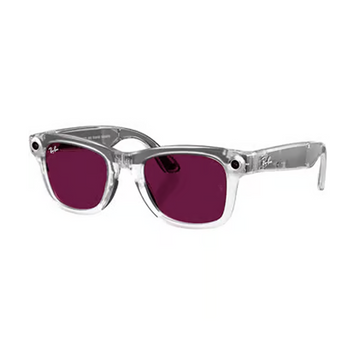 Умные очки Ray-Ban Meta Wayfarer Gen 2 Lim.Ed. Standard Matte Transparent Frame/Clear/Ruby Tr.Lens