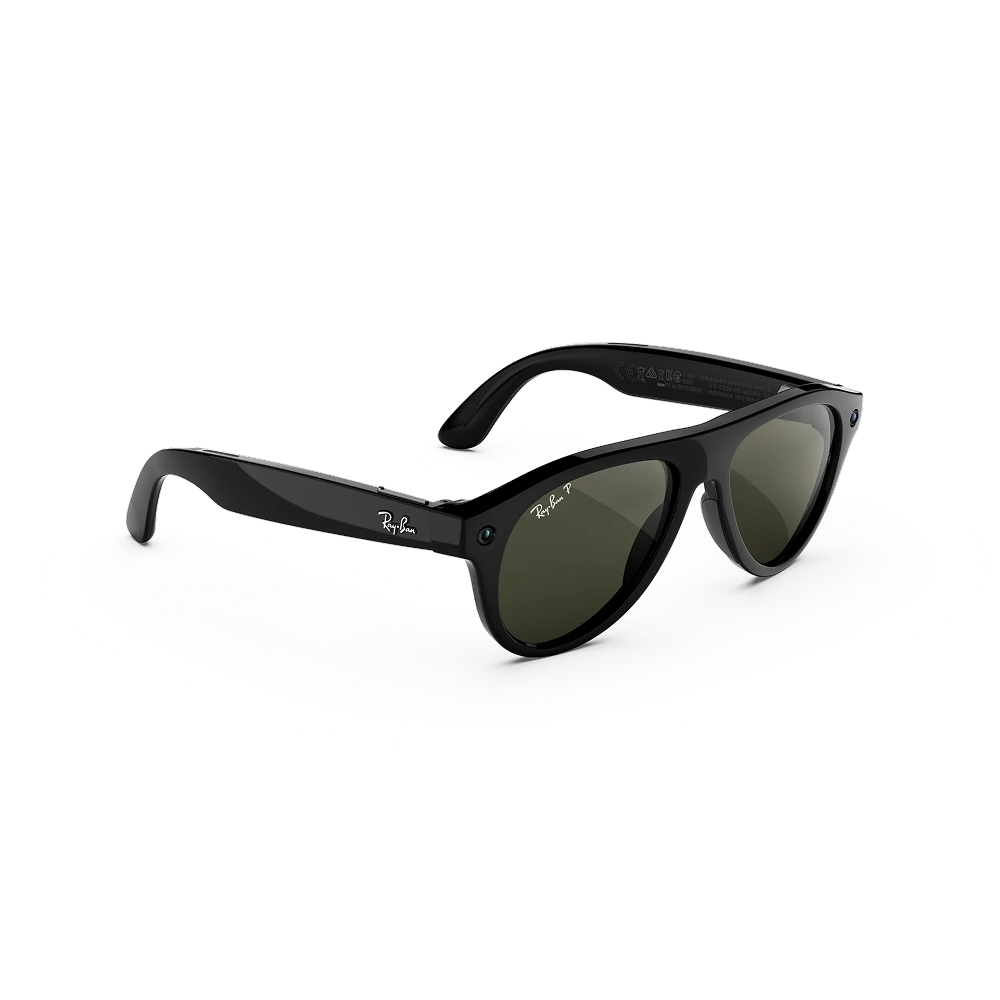 Розумні окуляри Ray-Ban Meta Aviator Gen 3 Standard Shiny Black Frame / Green Lenses