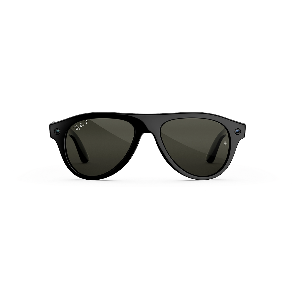 Розумні окуляри Ray-Ban Meta Aviator Gen 3 Standard Shiny Black Frame / Green Lenses