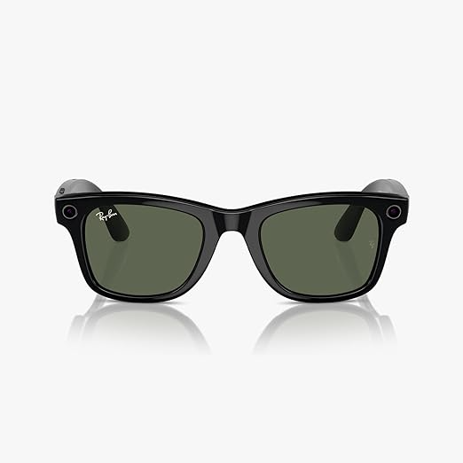 Умные очки Ray-ban Meta Wayfarer Shiny Black, G15 Green