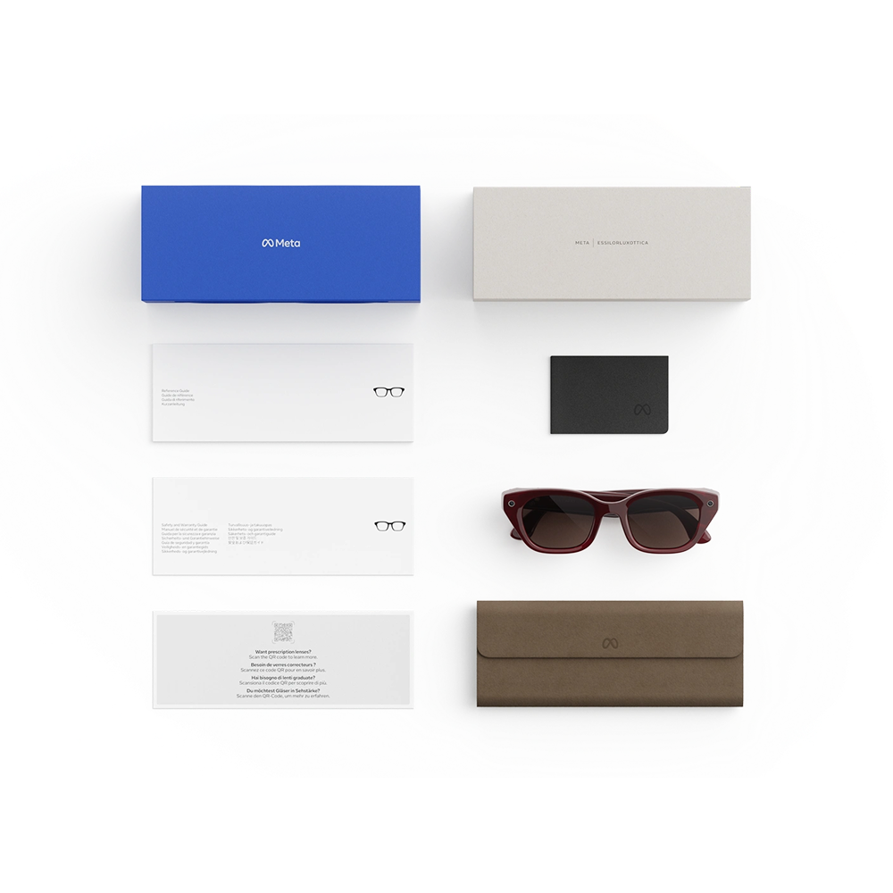 Умные очки Meta Capri Standard Crimson Frame / Chocolate Lenses