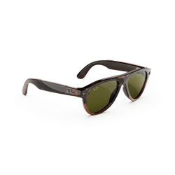 Умные очки Ray-Ban Meta Aviator Gen 3 Standard Transparent Umber Frame / Clear to Jade Transitions Lenses