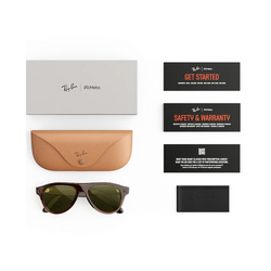 Умные очки Ray-Ban Meta Aviator Gen 3 Standard Transparent Umber Frame / Clear to Jade Transitions Lenses