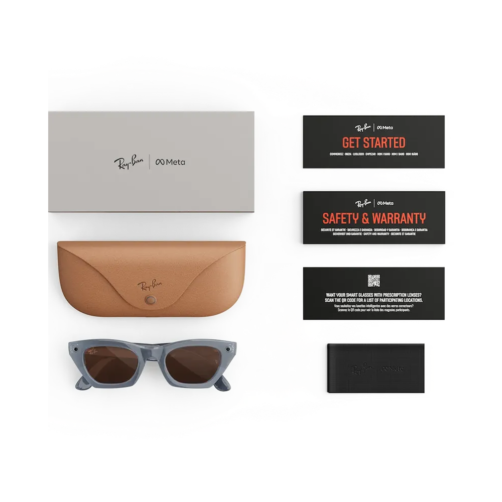 Розумні окуляри Ray-Ban Meta Zena Gen 3 Standard Milky Grey Lilac Frame / Clear to Copper Transitions Lenses