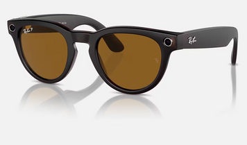 Умные очки Ray-Ban Meta Headliner Matte Rebel Black / Brown