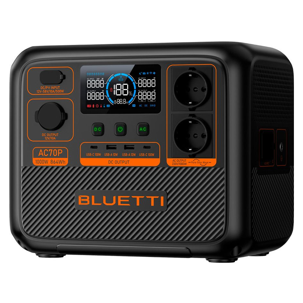Зарядная станция BLUETTI AC70P 1000W