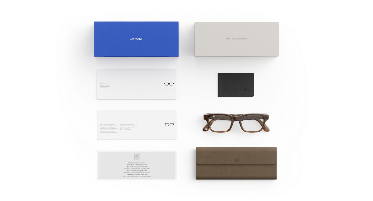 Умные очки Meta Adventurer Standard Classic Tortoise Frame / Clear Lenses