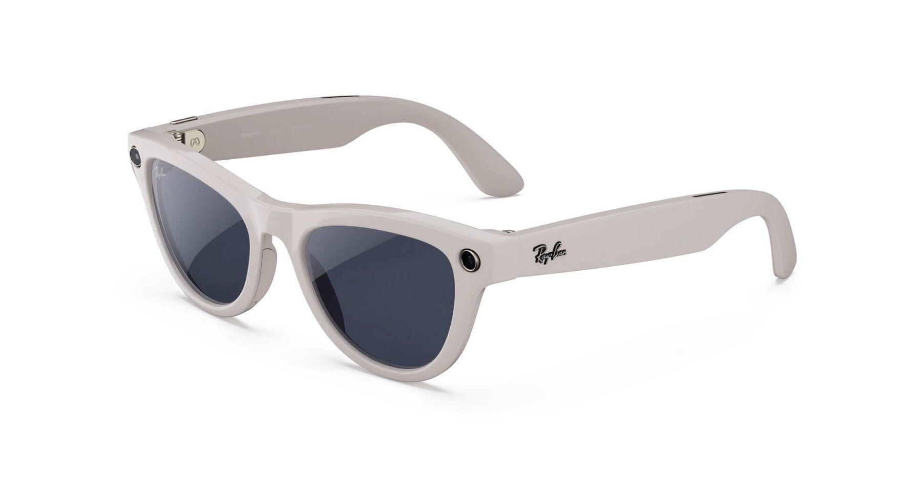 Умные очки Ray-Ban Meta Skyler Gen 2 Shiny Chalky Gray Frame / Clear to Sapphire Transitions Lenses (Larged)