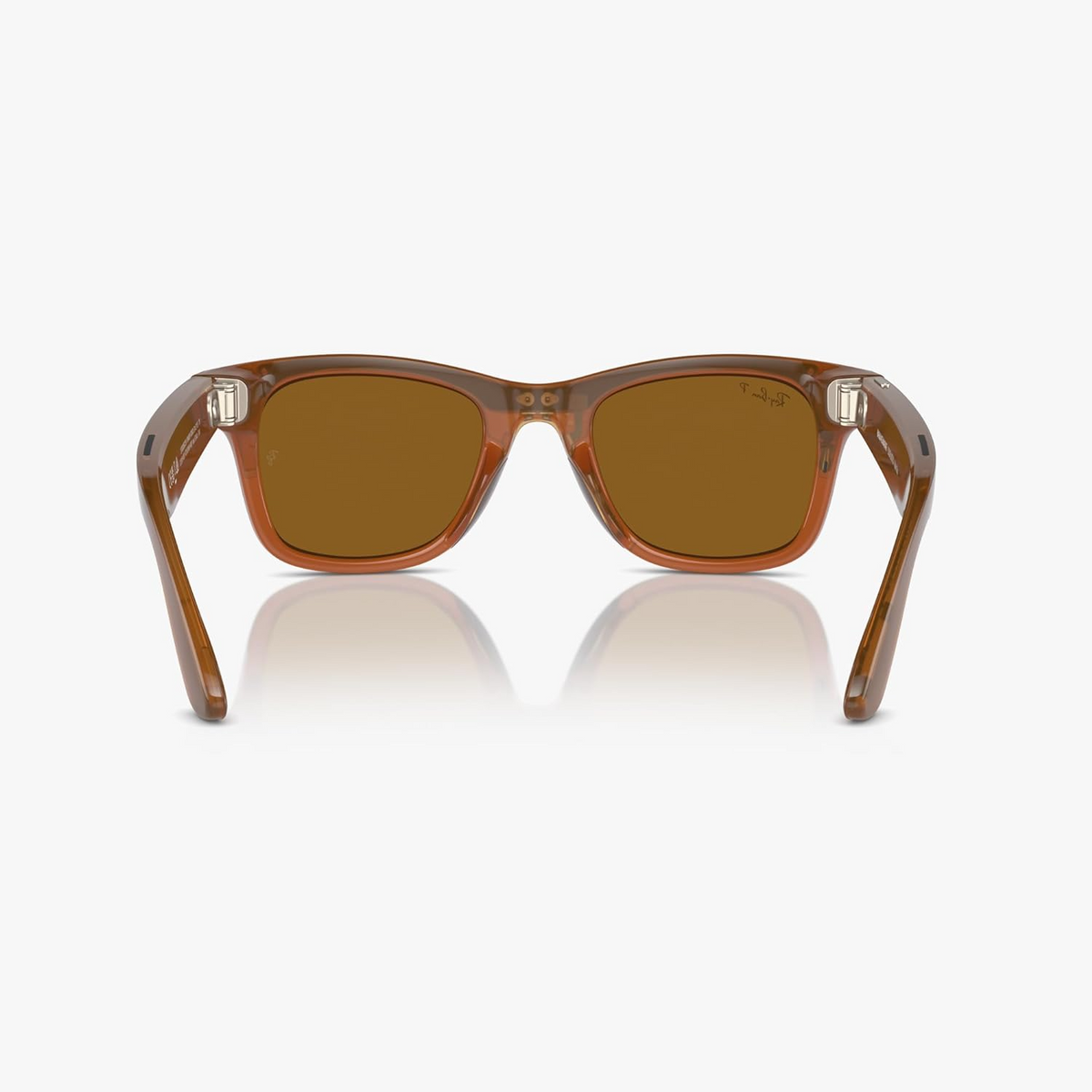 Розумні окуляри Ray-ban Meta Shiny Caramel Transparent / Polarized Brown