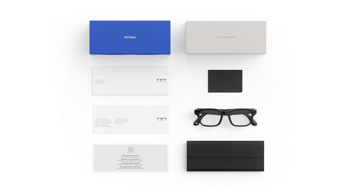 Розумні окуляри Meta Adventurer Large Classic Black Frame / Clear Lenses