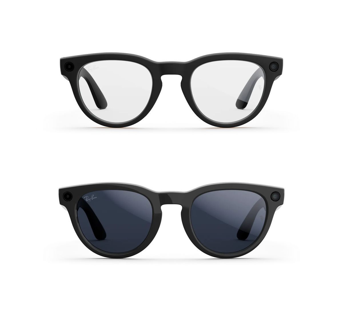 Умные очки Ray-Ban Meta Headliner Gen 2 Standard Shiny Black Frame/Clear to Sapphire Transition Lenses