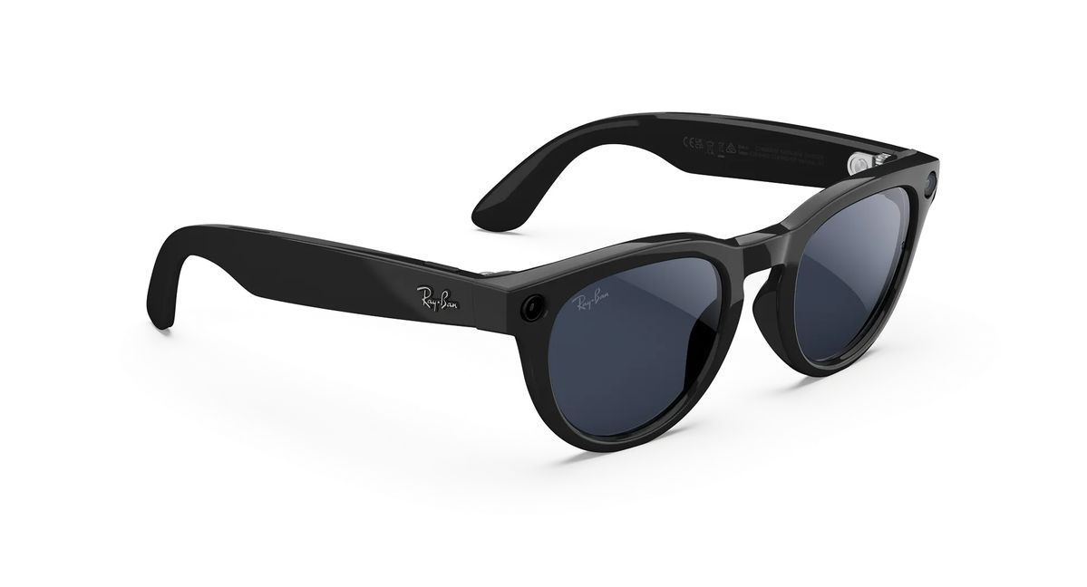Умные очки Ray-Ban Meta Headliner Gen 2 Standard Shiny Black Frame/Clear to Sapphire Transition Lenses