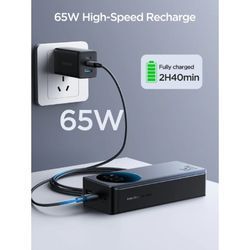 Павербанк Joyroom 30000mAh 65W USB-A QC3.0 Black