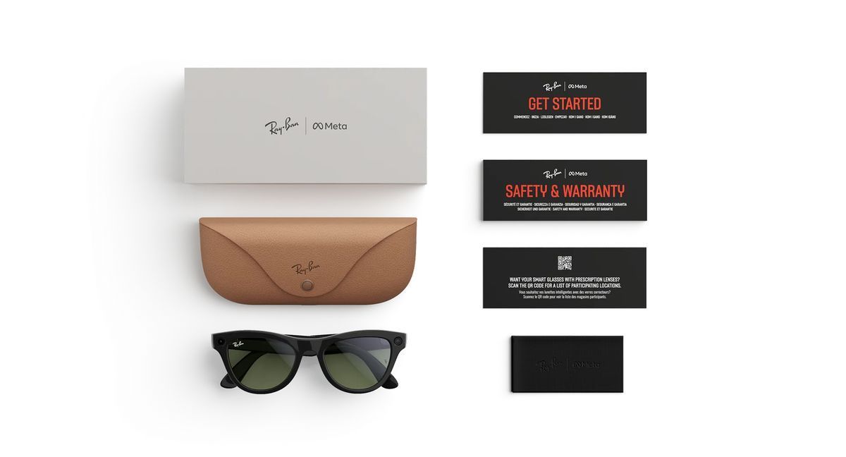 Умные очки Ray-Ban Meta Skyler Gen 2 Standard Shiny Black Frame / G-15 Green Lenses