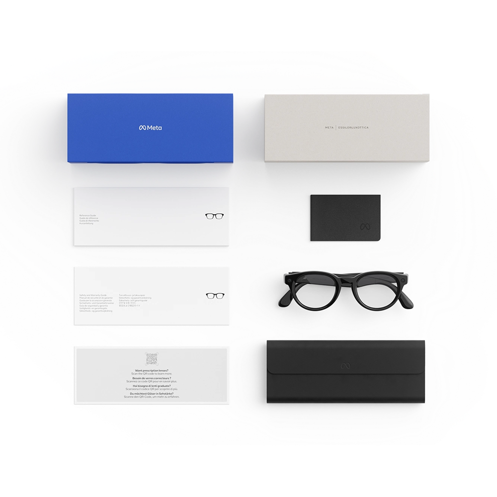 Розумні окуляри Meta Nova Small Classic Black Frame / Clear Lenses