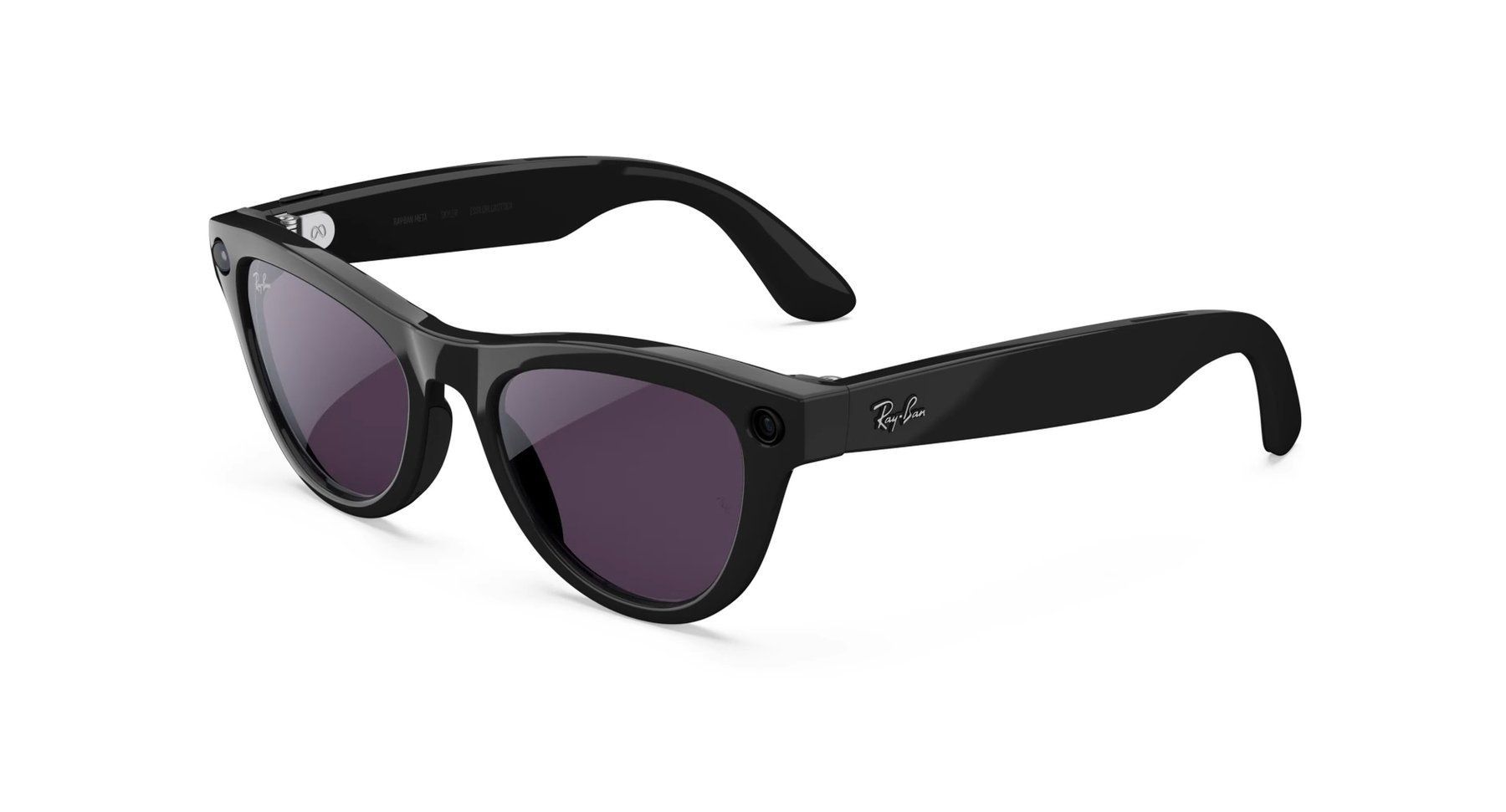 Умные очки Ray-Ban Meta Skyler Gen 2 Standard Shiny Black Frame / Clear to Amethyst Transitions Lenses