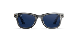 Умные очки Ray-Ban Meta Wayfarer Gen 2 Standard Shiny Transparent Grey / Clear to Sapphire Transitions